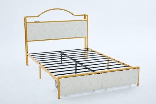 Queen upholstereded bed - queen,