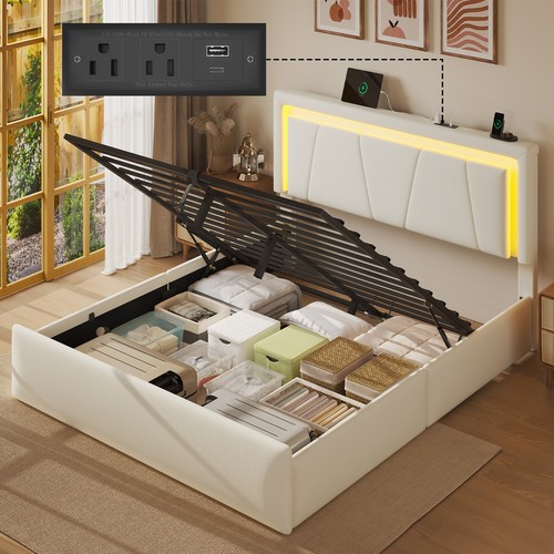 Queen size hydraulic - , bed